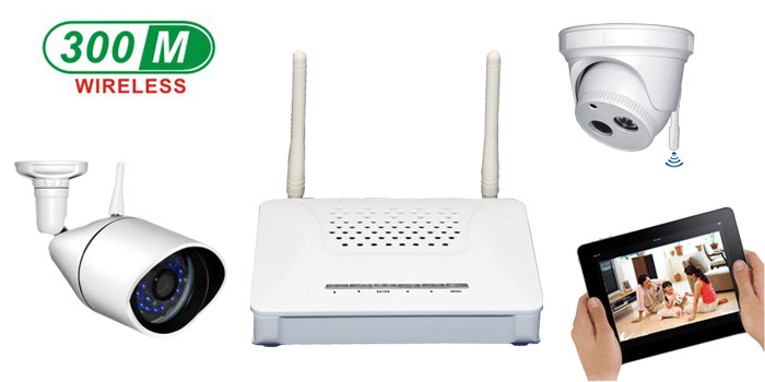 MWM014 wireless 4-CH DVR kit